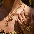 Stainless Steel Vacation Jewelry Necklace Collarbone Chain Halter Accessories for Women