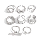 Steel Color Ring Non-Fading Jewelry Stainless Steel Accessories rings