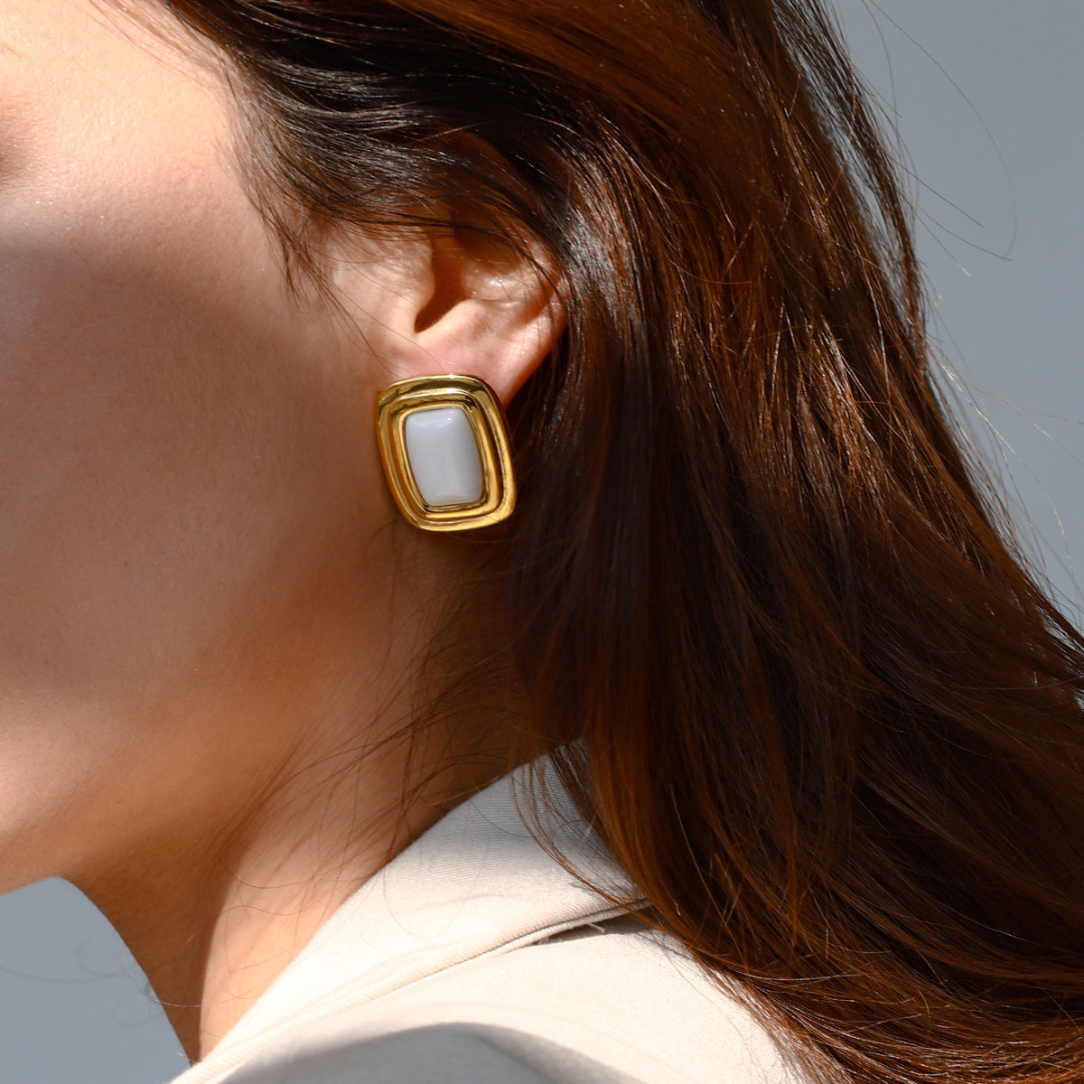 Earrings Stainless Steel Studs earrings Ornament