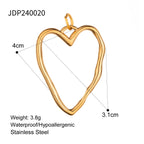 Stainless Steel Ocean Series Jewelry Accessories Heart diy Cross Pendant Necklace Pendant