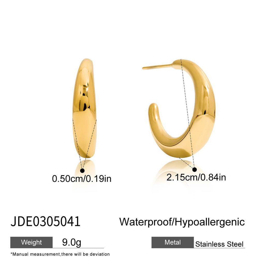 Earrings, ear studs, stainless steel jewelry for women, non-fading ear accessories