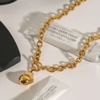 2H Necklace Accessories gold Clavicle Chain Non-Fading Stainless Steel Jewelry