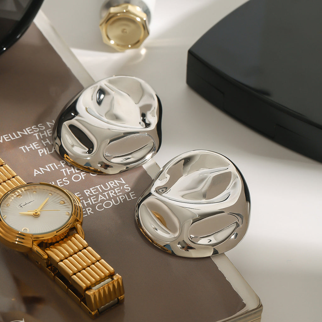 Exaggerated Earrings Studs Ear Jewelry earrings Stainless Steel Jewelry