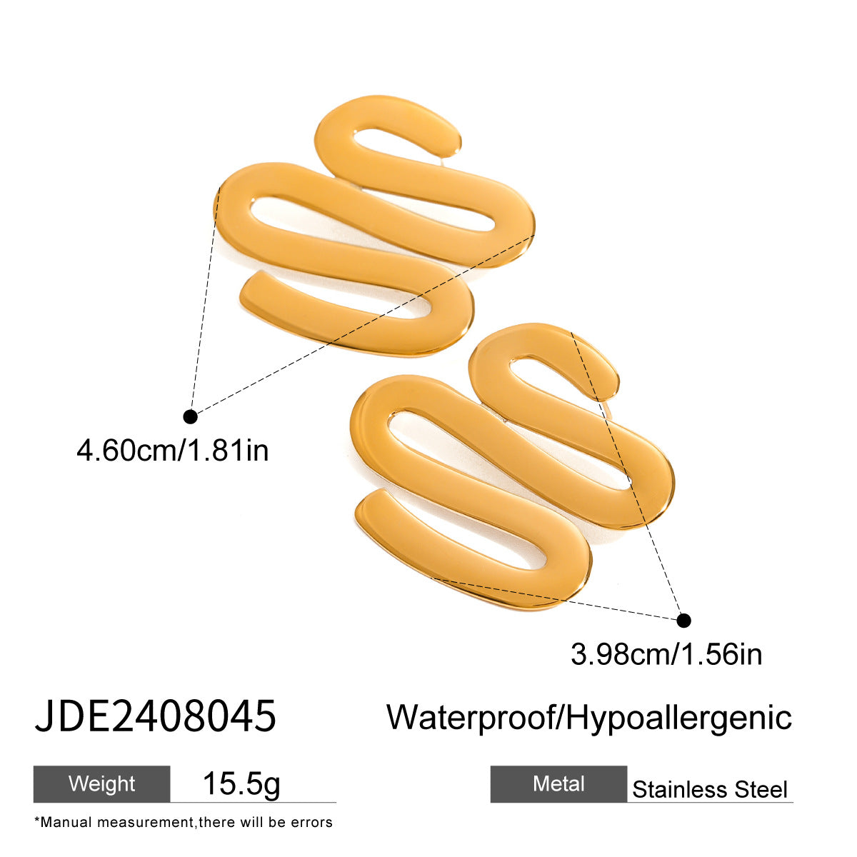 2H Stainless Steel Earrings Ear Jewelry Design Sense Zircon Stud Earrings Accessories