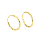 Vintage Simple Fashion Large Circle Round Metal Earrings for Women