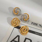 Earrings and Ear Jewelry18K Gold non-fading earrings stainless steel jewelry