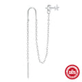 925 Sterling Silver Vintage Chain Tassel Star Bead Earrings — collection product image 06