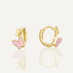 SE0264  S925Silver Fashion Butterfly Earrings Design Sense Ear Jewelry