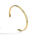 Gold-Plated Brass Minimalist CZ Bracelet featuring cubic zirconia and a gold-tone finish
