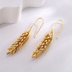 E0704 Creative Bohemian Elegant Versatile Wheat Ear Hook Women's Personality Fashion Design Earrings