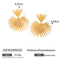 Gold-Plated Starfish Stainless Steel Necklace — jewelry detail — jewelry finish and design detail