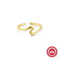 Crystal-Set Stud 925 Sterling Silver Ring — wearable scale detail — jewelry finish and design detail