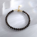 Gold-Plated Brass Vintage-Inspired Bracelet with gold-tone brass construction — jewelry finish and design detail