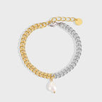 B0135 Fashion gold White gold Shell Pearl Bracelet for Women Simple Style