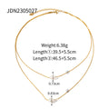 Freshwater Pearl Layered Stainless Steel 18K Gold-Plated Necklace — jewelry construction