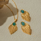 Stainless Steel Necklace in Gold-Tone — Modern Classic featuring contemporary detailing