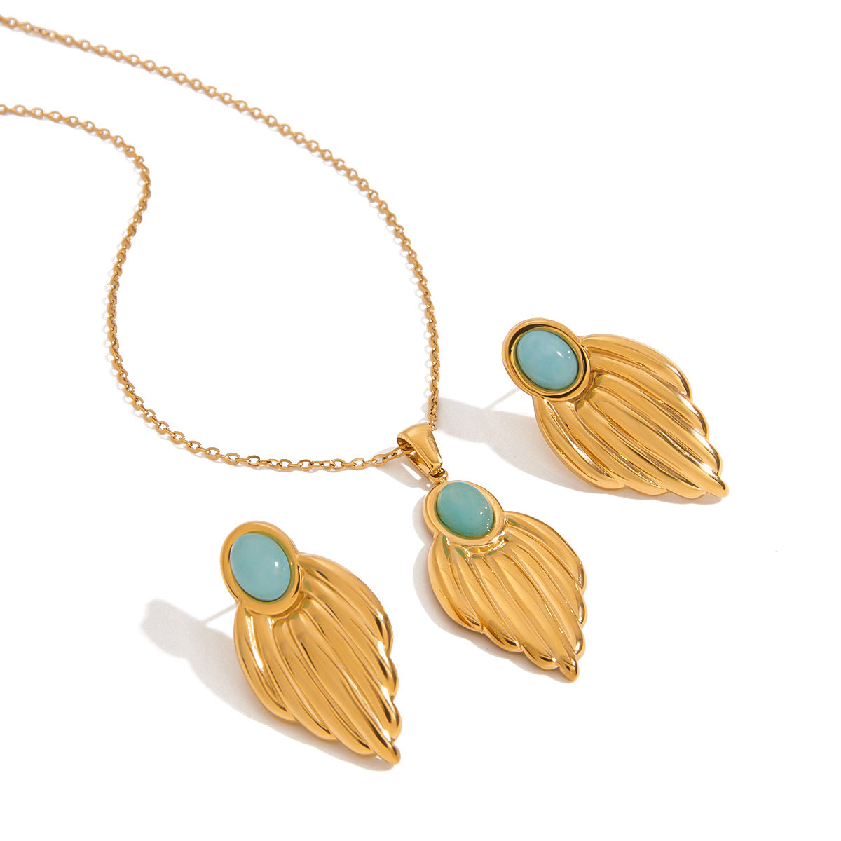 Stainless Steel Necklace in Gold-Tone — Modern Classic for private-label fashion jewelry buyers